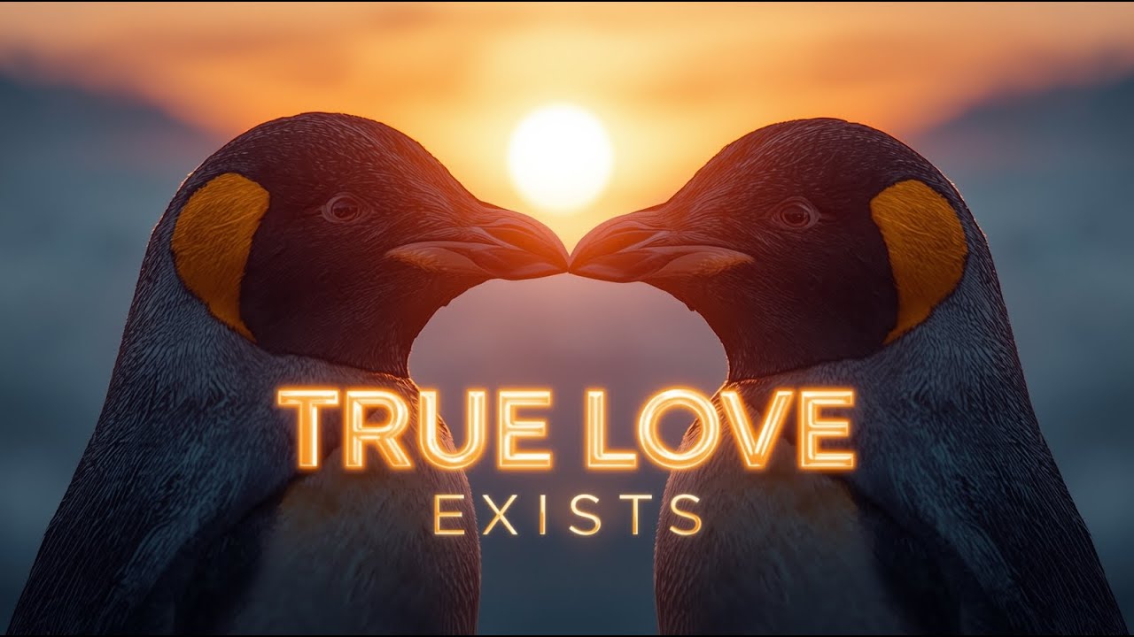 🐧 TRUE LOVE EXISTS — The Heart-Touching Penguin Love Story 🐧#truelove #viralvideo #penguin #love