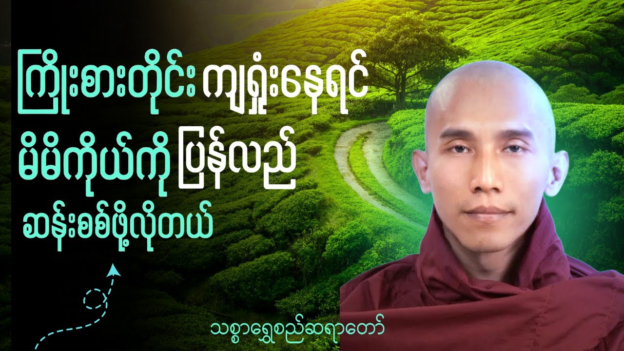 ကြိုးစားနေပါလျက် မအောင်မြင်ရင် ဒီအချက်တွေ ပြန်လည်ဆန်းစစ်ဖို့လိုအပ်တယ်- သစ္စာရွှေစည်ဆရာတော်