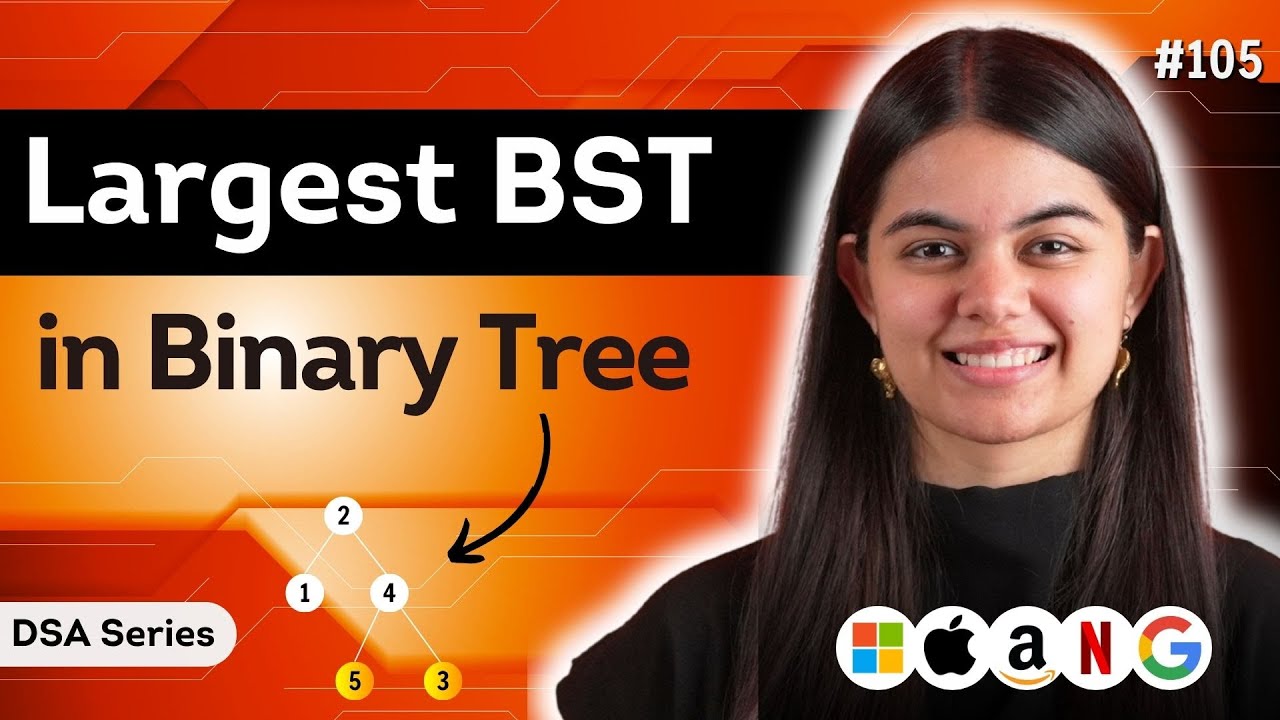 Largest BST in Binary Tree | DSA Series : L.105