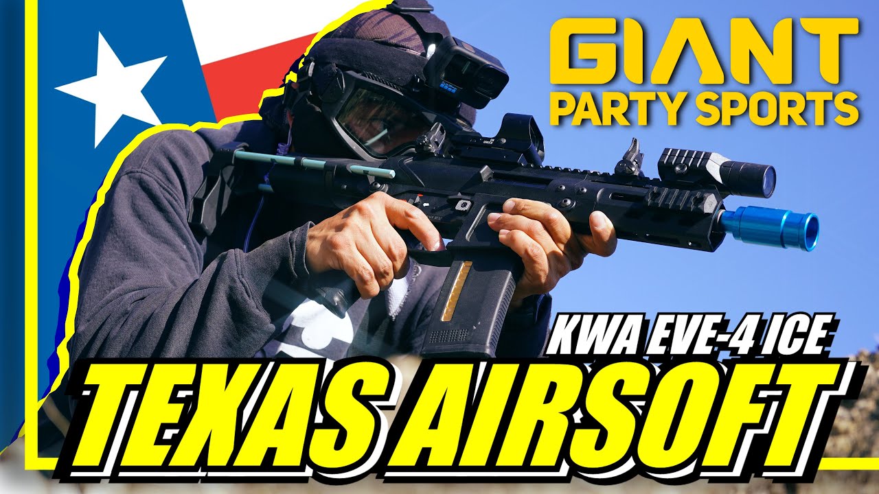 Texas Airsoft Gameplay | KWA EVE-4 ICE
