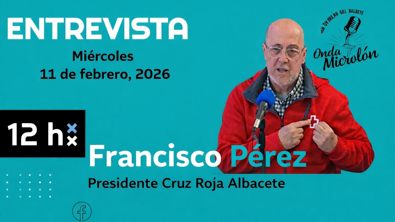 Entrevista Francisco Pérez. Presidente Cruz Roja, Albacete