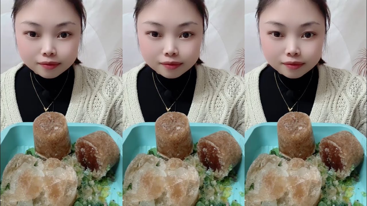 ASMR ICE EATING / ASMR MUKBANG ICE EATING SOUNDS FROM THE FROZEN WATER