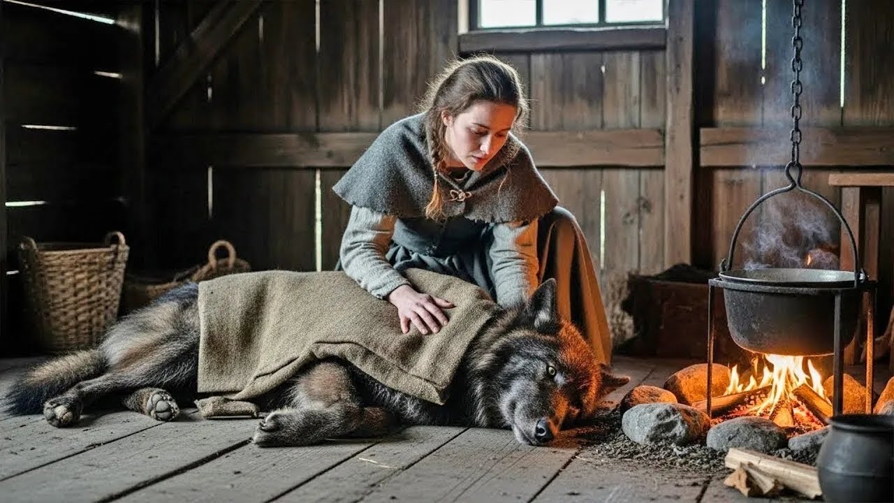 La Omega acogió a un lobo congelado — tres días después, el Rey Alfa llamó a su puerta