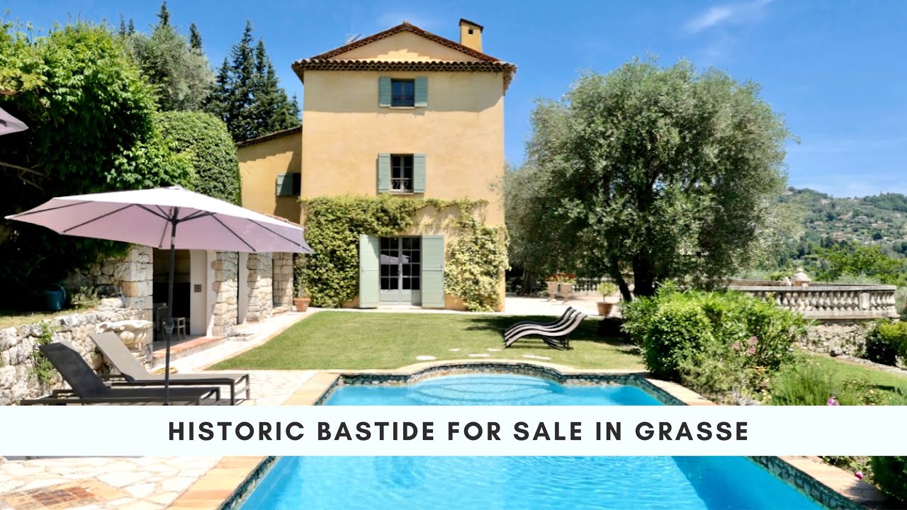 Historic Bastide for sale in Grasse