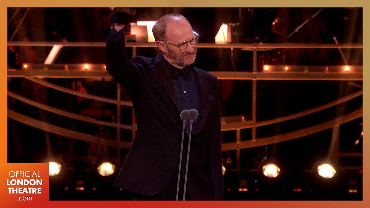 Mark Gatiss wins Best Actor for The Motive And The Cue | Olivier Awards 2024 with Mastercard