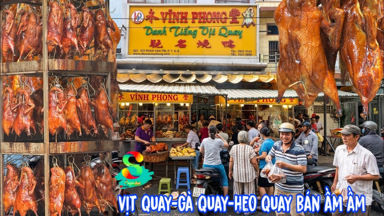 🟢Ngày cúng cô hồn! Vĩnh Phong Vịt quay-gà quay-heo quay-gà luộc bán ầm ầm