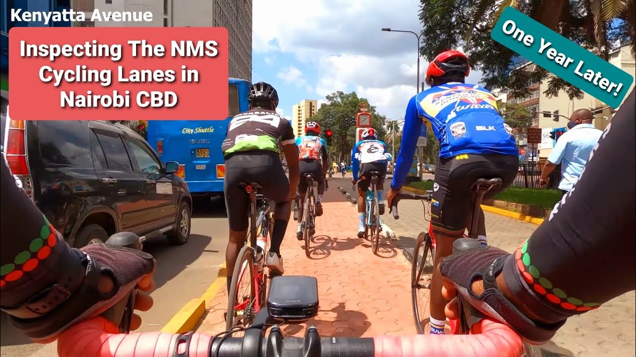 Inspecting The NMS Cycling Lanes in Nairobi CBD. One Year Later!