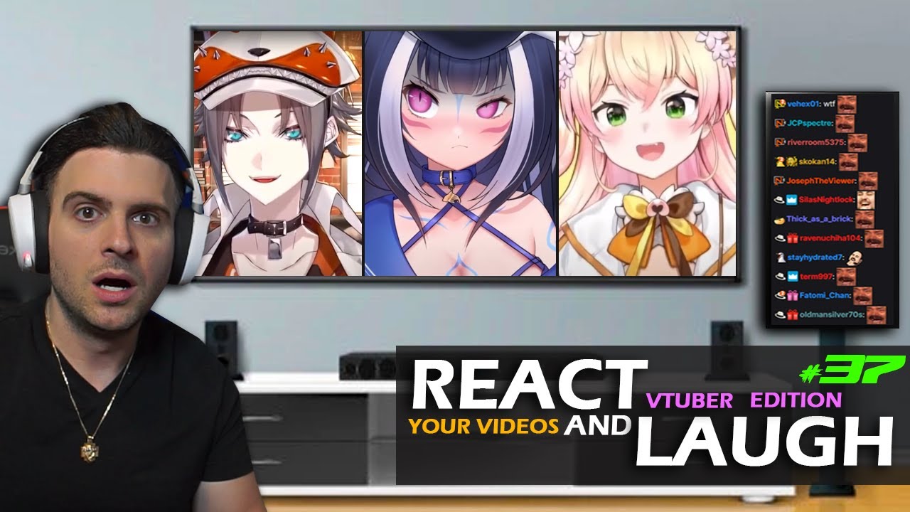 Reacting and Laughing to VTUBER clips YOU sent #37