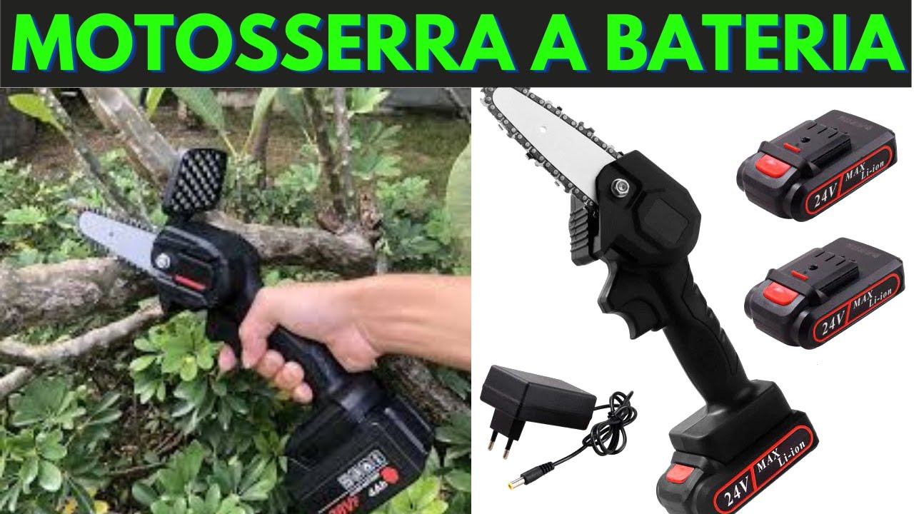 MINI MOTOSERRA A BATERIA  [MENOR MOTOSSERRA DO MUNDO] VIOLEWORKS