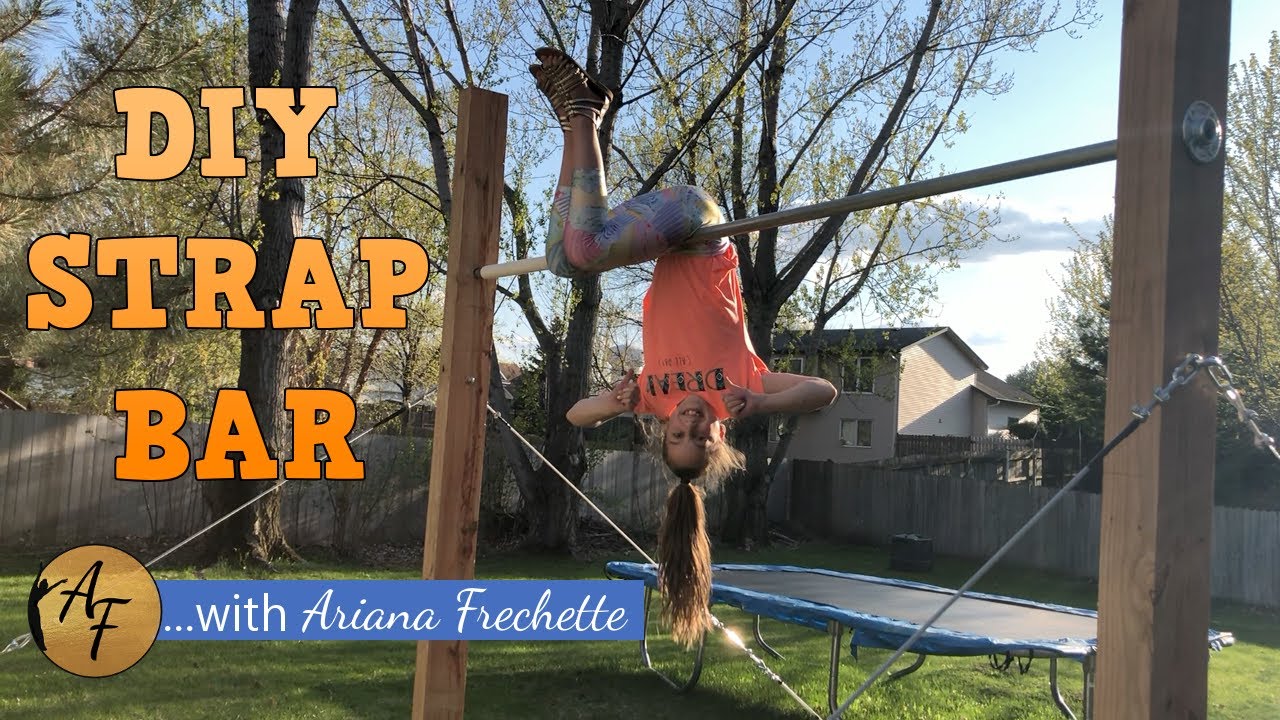 DIY Gymnastics Strap Bar | With Ariana and Family