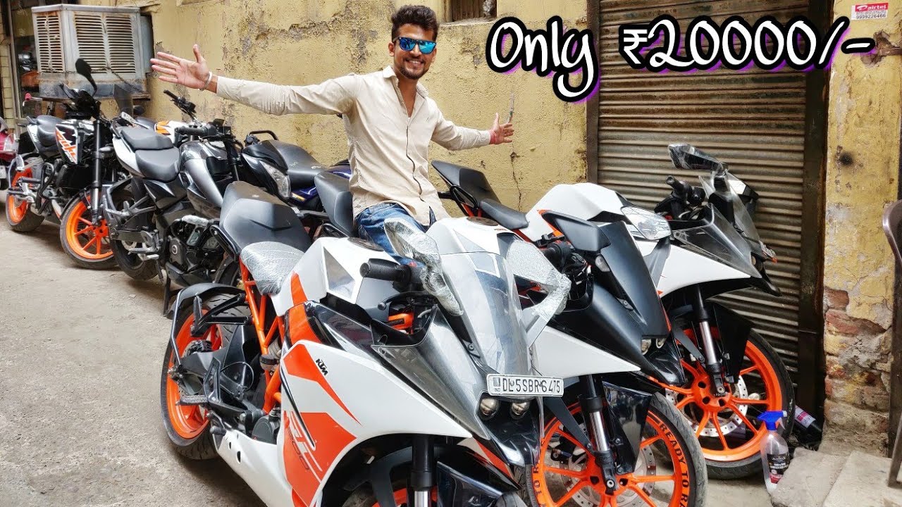 KTM Bikes in Cheap Price !🔥| Only ₹20000/- | BIKE MARKET | DELHI | Tushar 51NGH