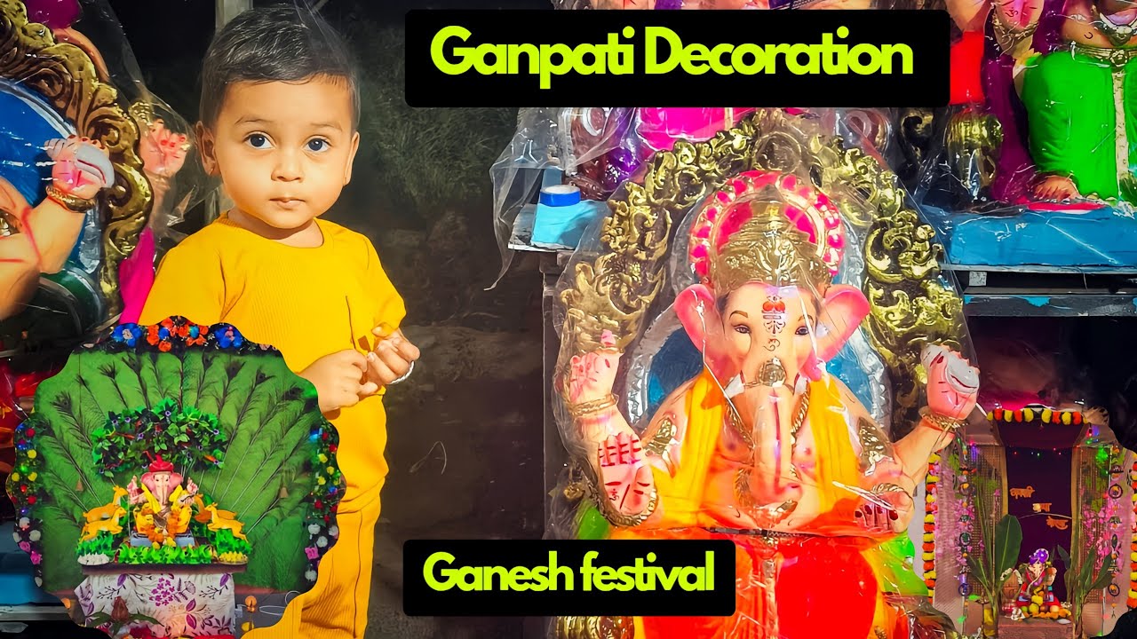Ganpati Decoration at Home | Simple & Elegant Festival Setup Ideas 🏠 | #EP - 1