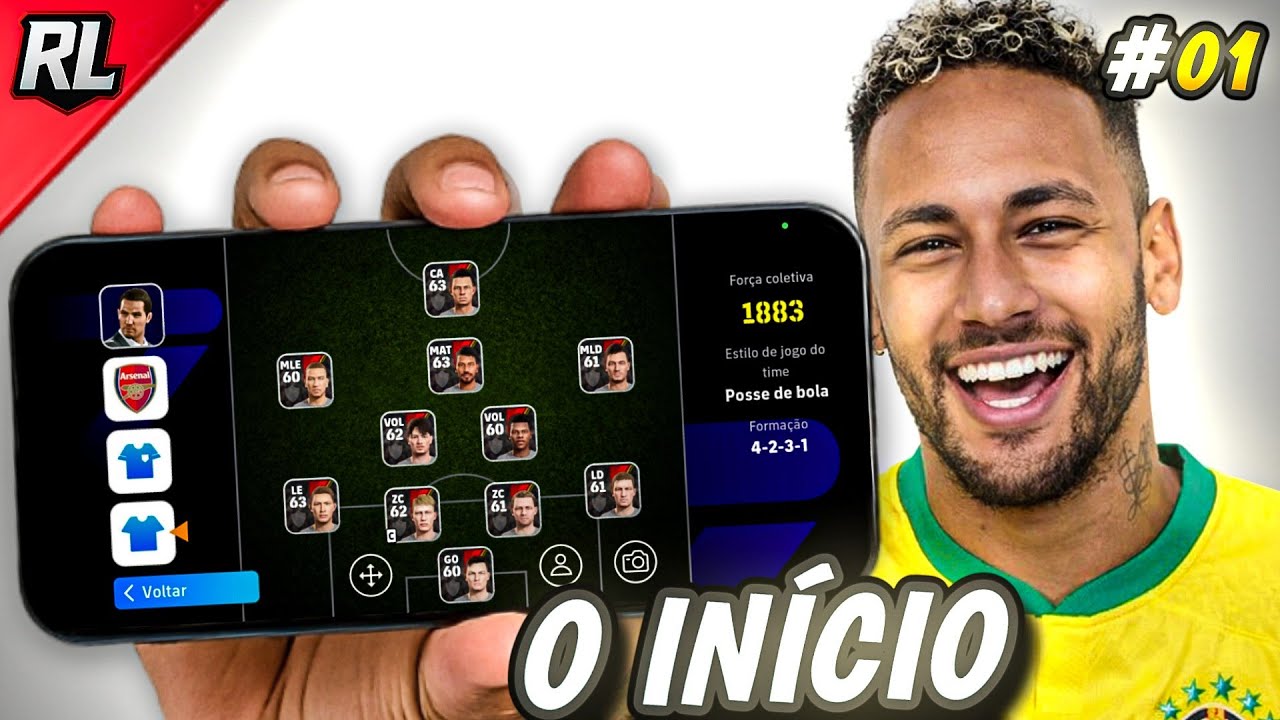 UPEI UMA CONTA DO ZERO SEM GASTAR NADA NO EFOOTBALL2026 MOBILE #01