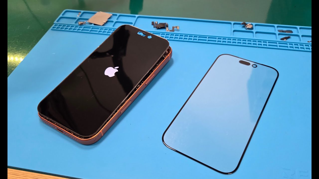 🔧Видео 4K по замене стекла на iPhone 17 Pro 📱😎