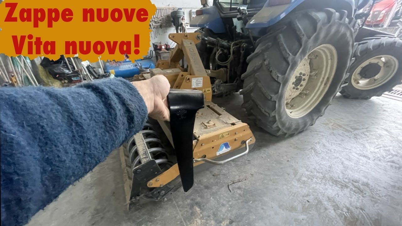 Cambio le Zappe all&rsquo; erpice rotante - Alpego RD 250