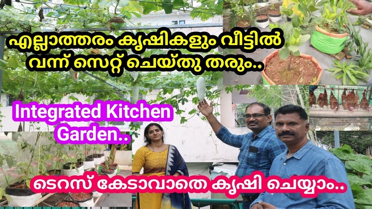 ഫലവൃക്ഷങ്ങൾ,പച്ചക്കറികൾ,ഔഷധസസ്യങ്ങൾ, കോഴി വളർത്തൽ, മത്സ്യകൃഷി എല്ലാം വീട്ടിൽ സെറ്റ് ചെയ്തു തരും.
