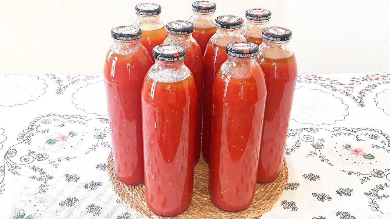 انجح واسهل طريقة لتخزين و حفظ البندورة(الطماطم) تدوم سنة كاملة بدون براد
