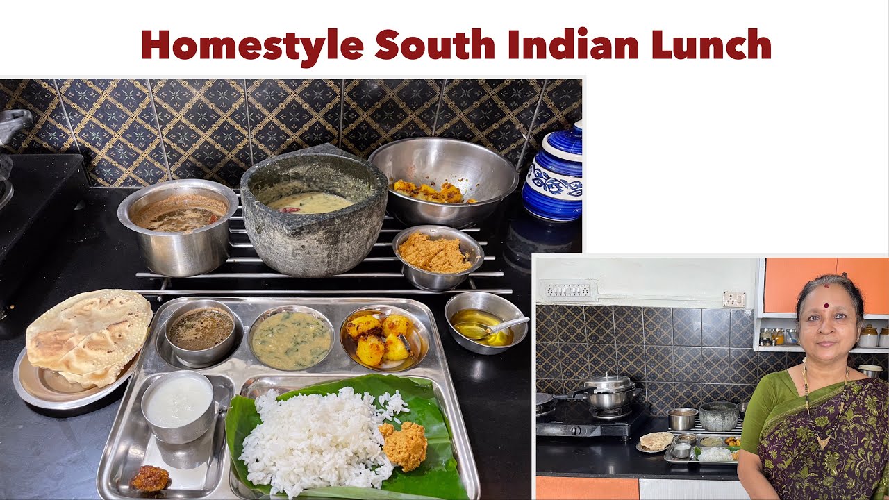 Home Style South Indian Lunch      !   Traditional & Tasty !!