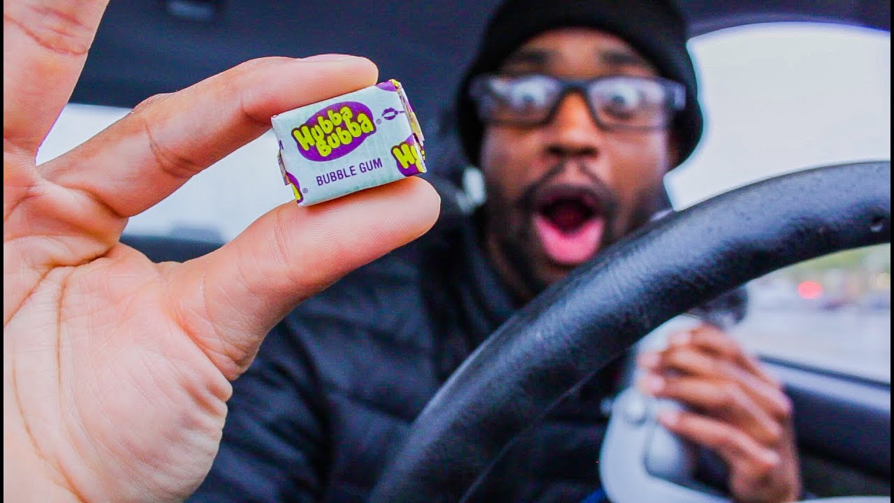 ASMR GUM CHEWING IN MY CAR PART 12 ( Hubba Bubba again ) | ASMR TY