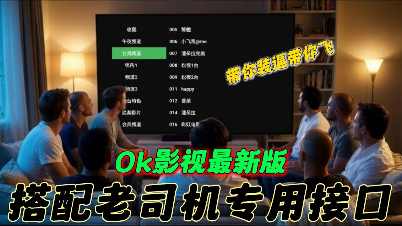 重磅福利！OK影视及Pro最新版+若干条专用接口+老司机私藏直播源合集，零广告高清看片，爽感直接爆表！