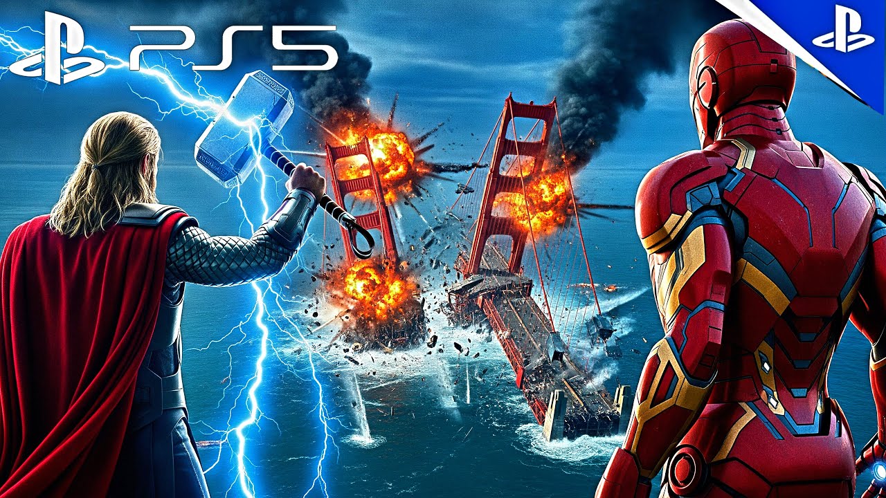 (PS5) MARVEL-AVENGERS: BATALHA EPICA EM SÃO FRANCISCO! | GRAFICOS ULTRA REALISTA 4K 60FPS