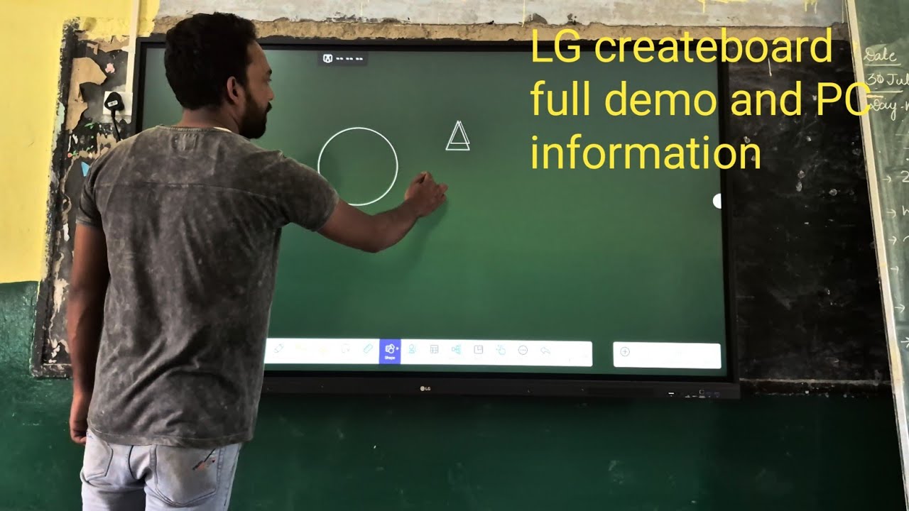 LG Createboard full demo best 75 inches || model  75TR3DK-1