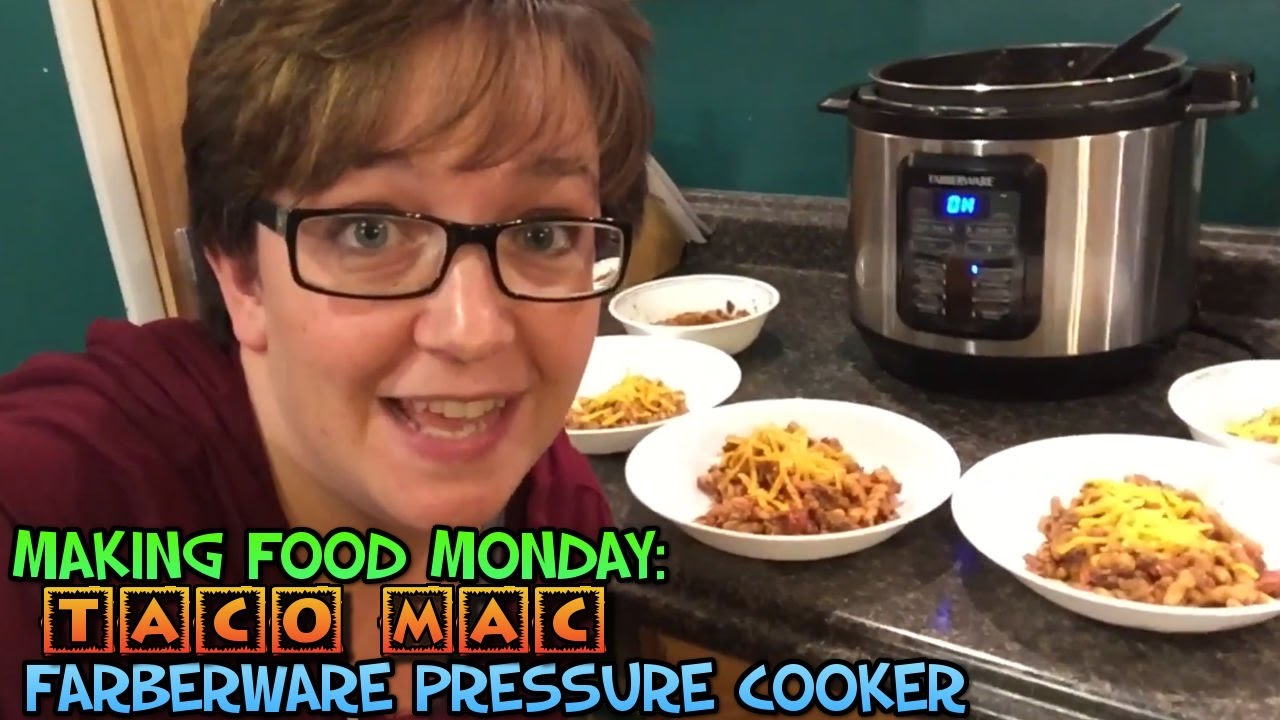 Making Food Monday: Farberware Pressure Cooker Taco Mac