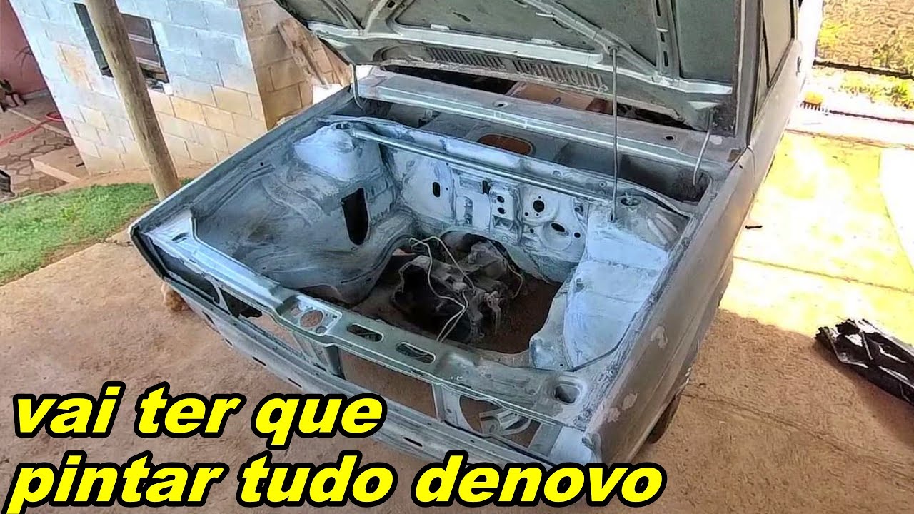 tive que lixar a pintura que fiz, perdi tudo..