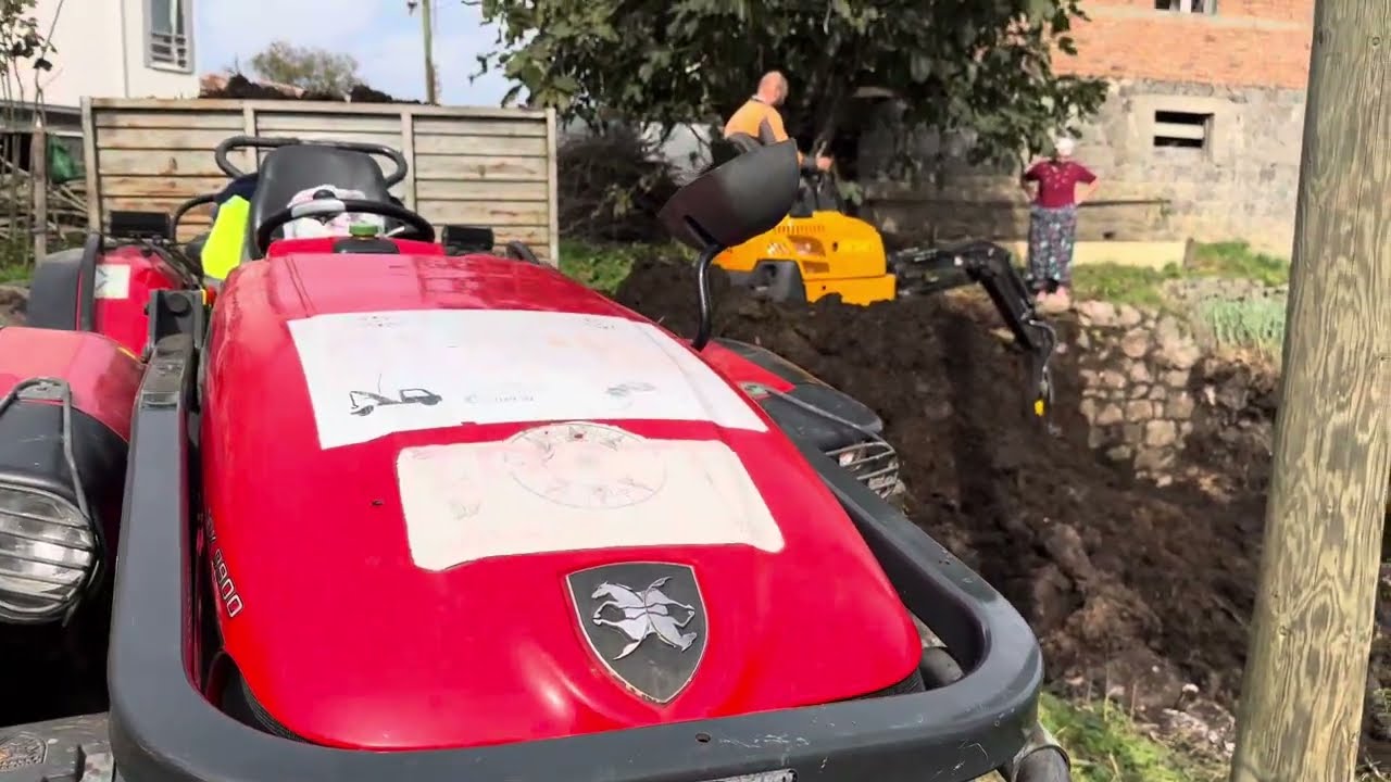 Antonio & Asimato XN20 Tesviye Küreği İle Kömre  & Gübre Yükleme #trending #excavator