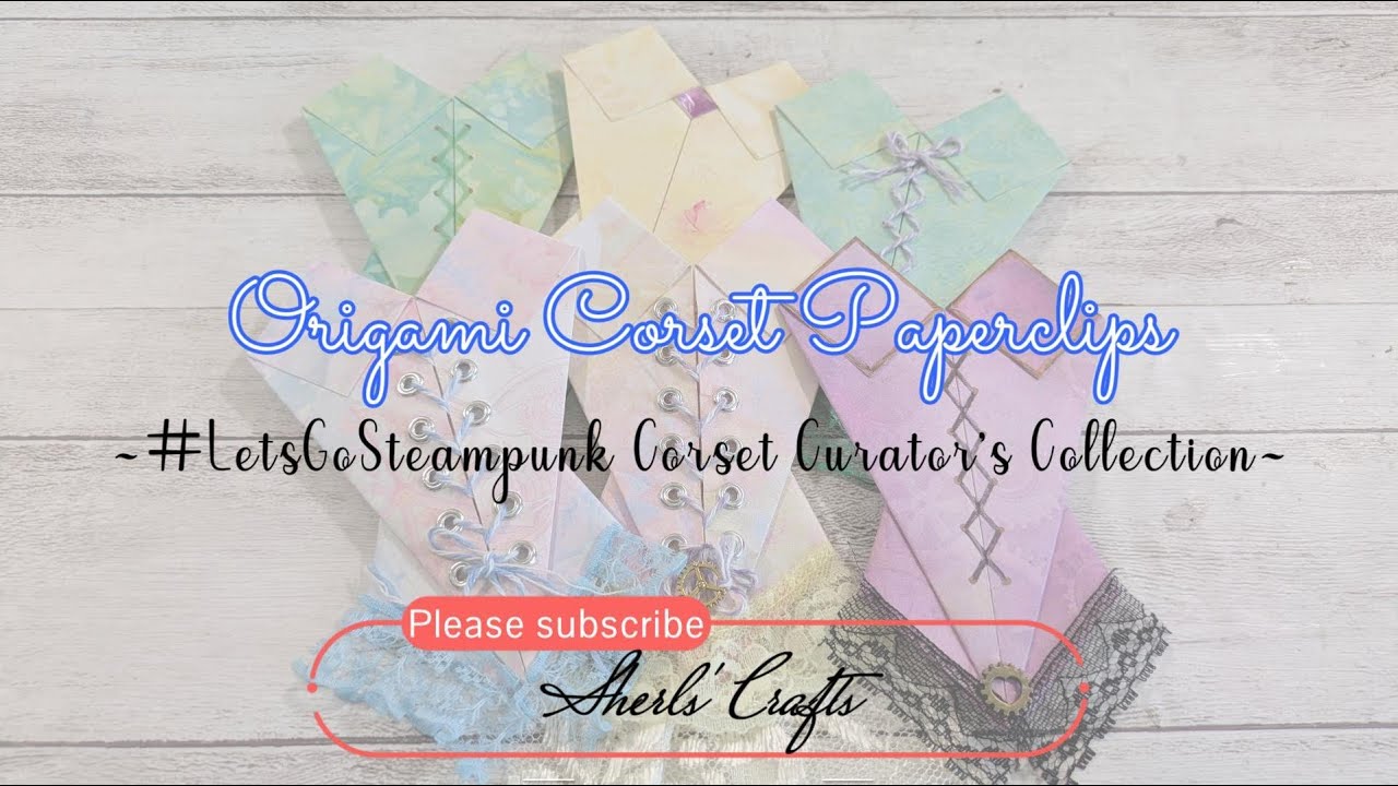 Origami Corset - #LetsGoSteampunk Corset Curator's Collection