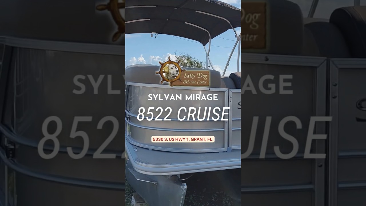 Explore the Sylvan 8522 Mirage Cruise Pontoon Boat • At-A-Glance with Salty Dog Marine Center