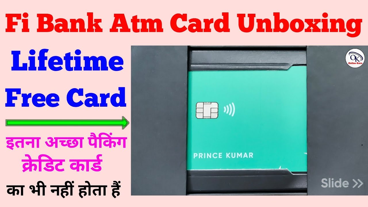 Fi Bank Atm Card Unboxing || Credit card Unboxing || Lifetime free debit card ||Fi bank account open