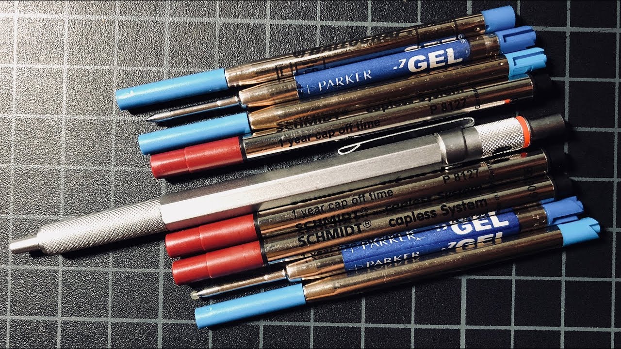 Какой стержень Parker G2 лучше? Обзор лучших стержней для ручек EDC
