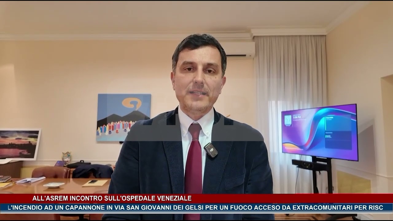 All'Asrem incontro sull'ospedale Veneziale TG NEWS MOLISE DELL' 08-01-26 - TRSP -