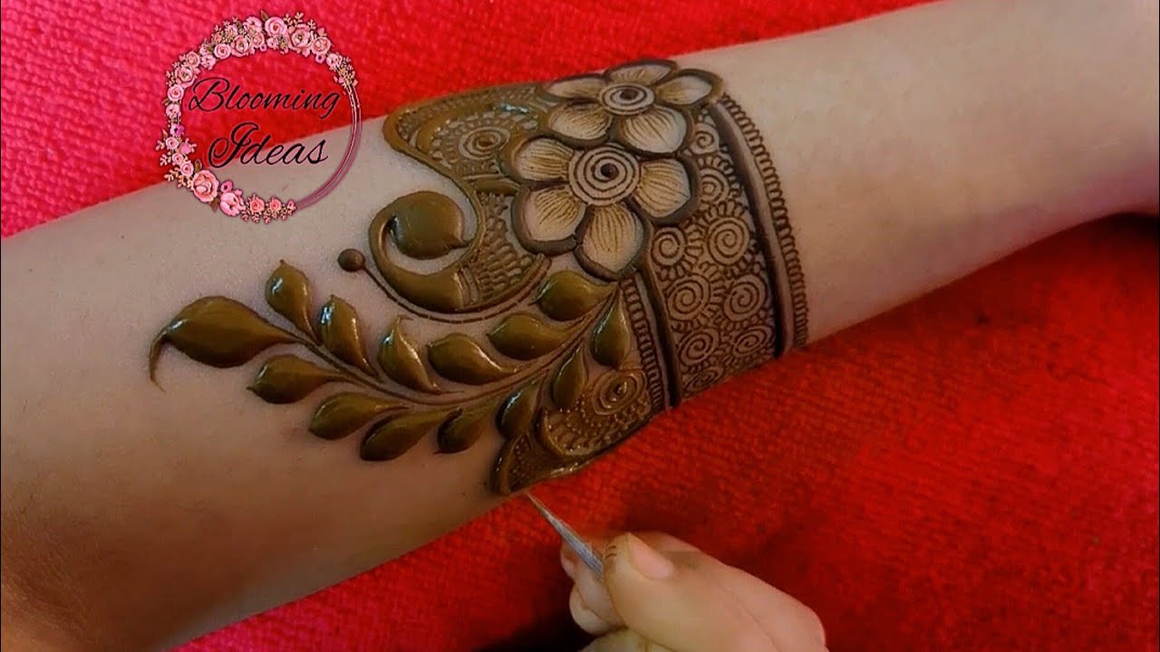 Back hand bridal mehndi design // Gorgeous mehndi design // Full hand mehndi design