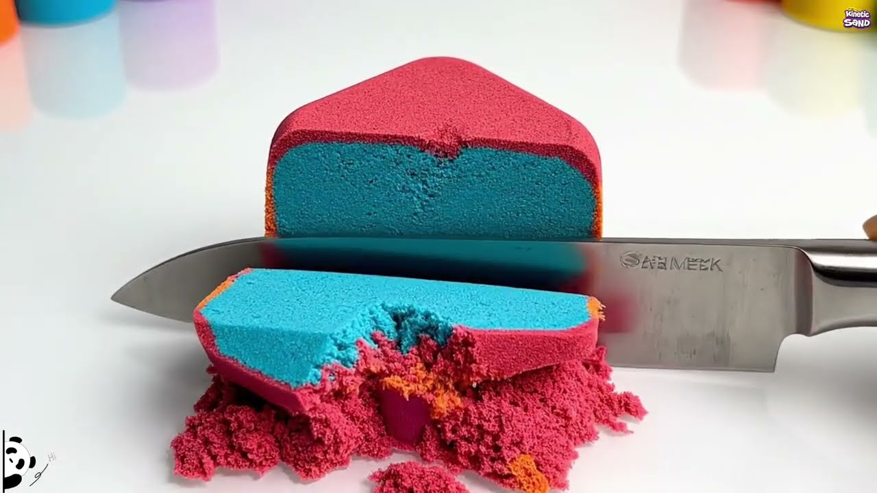 ASMR KINETIC SAND Cutting with Different Tools! || No Talking ASMR 