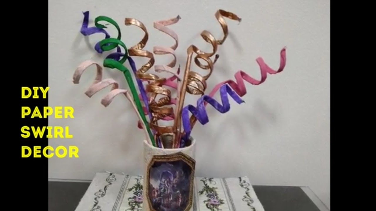 DIY Paper Swirls Decoration | Birthday Decoration | Sparky Designs