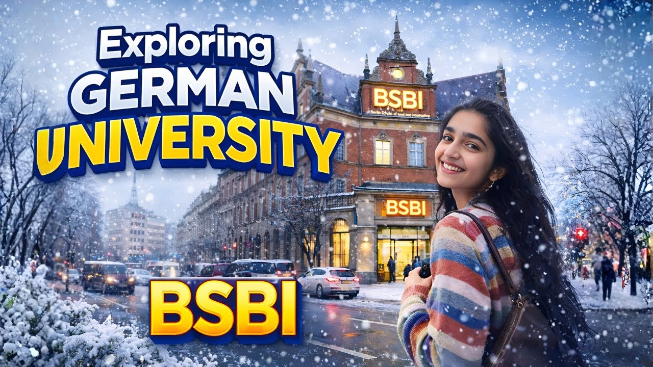 Exploring German University ❄️🇩🇪 | BSBI Berlin | Student Life & Campus Tour