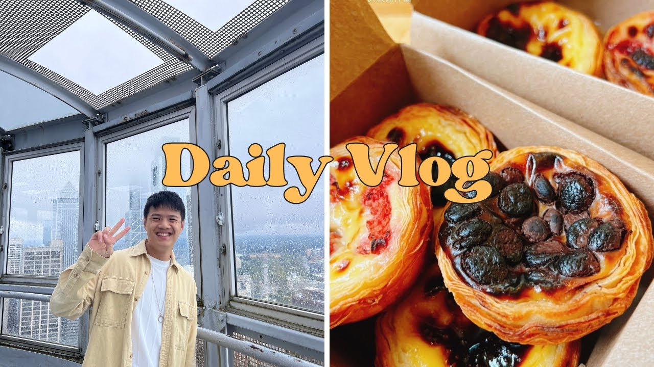 好吃的費城蛋塔與台灣菜🌟 跟我一起逛超市&東岸最大のMall 登高望費城   | 超日常無趣 Vlog