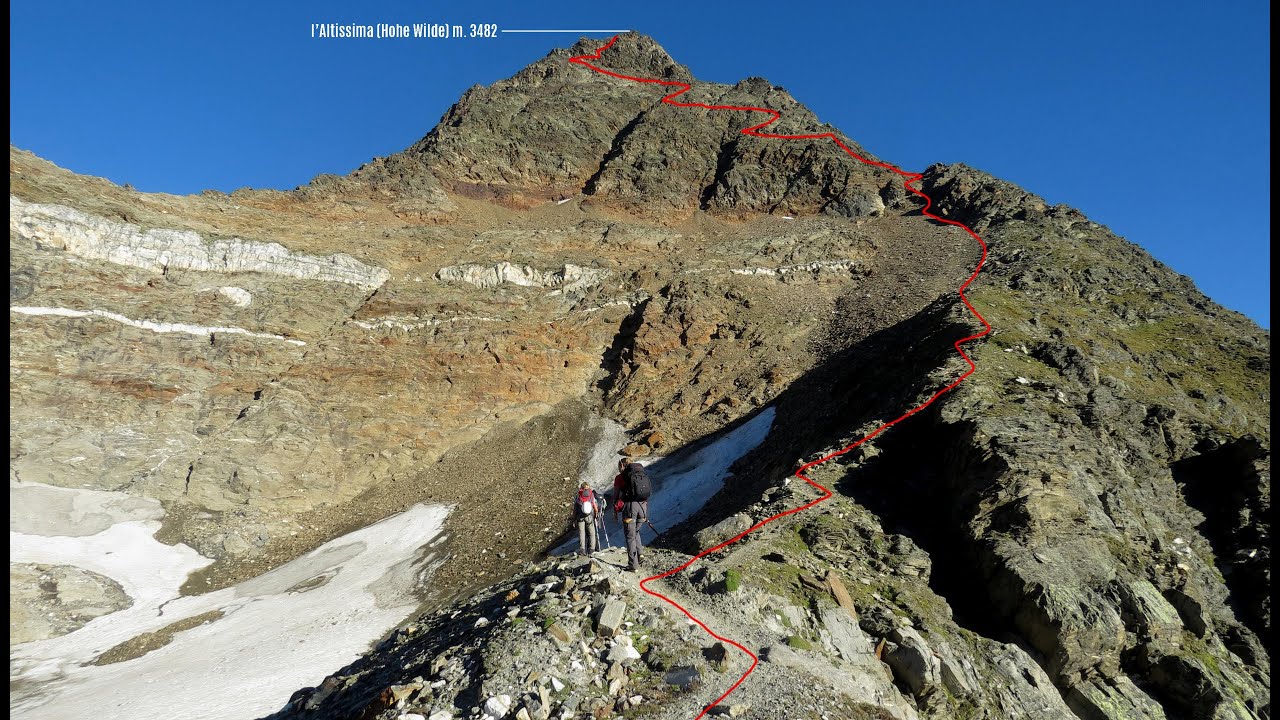 l'Altissima (Hohe Wilde) m. 3482 (Alpi Passirie - Val Passiria)
