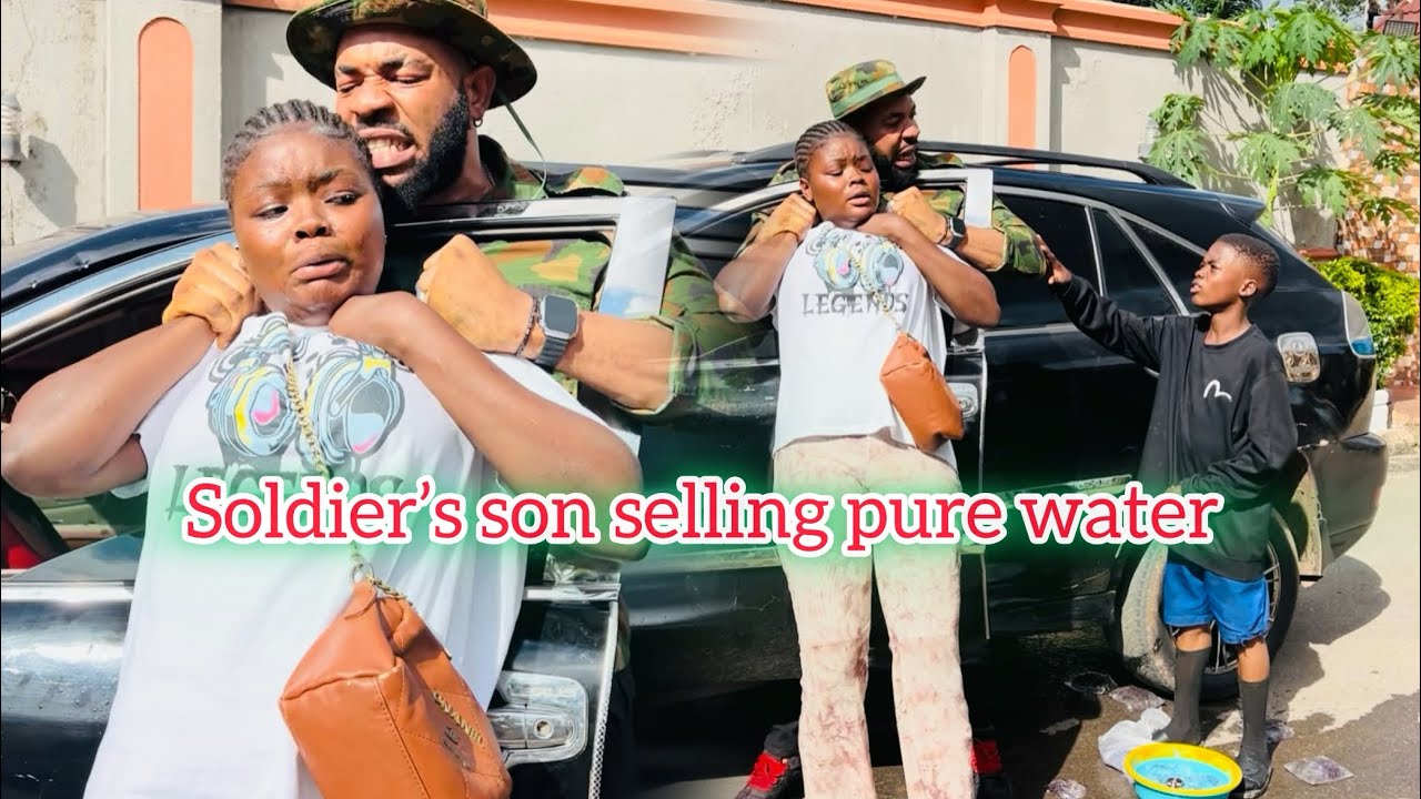 Soldier’s son selling pure water #funny #funnyshorts #shortvideo #film #shortsfeed #shortsvideo 