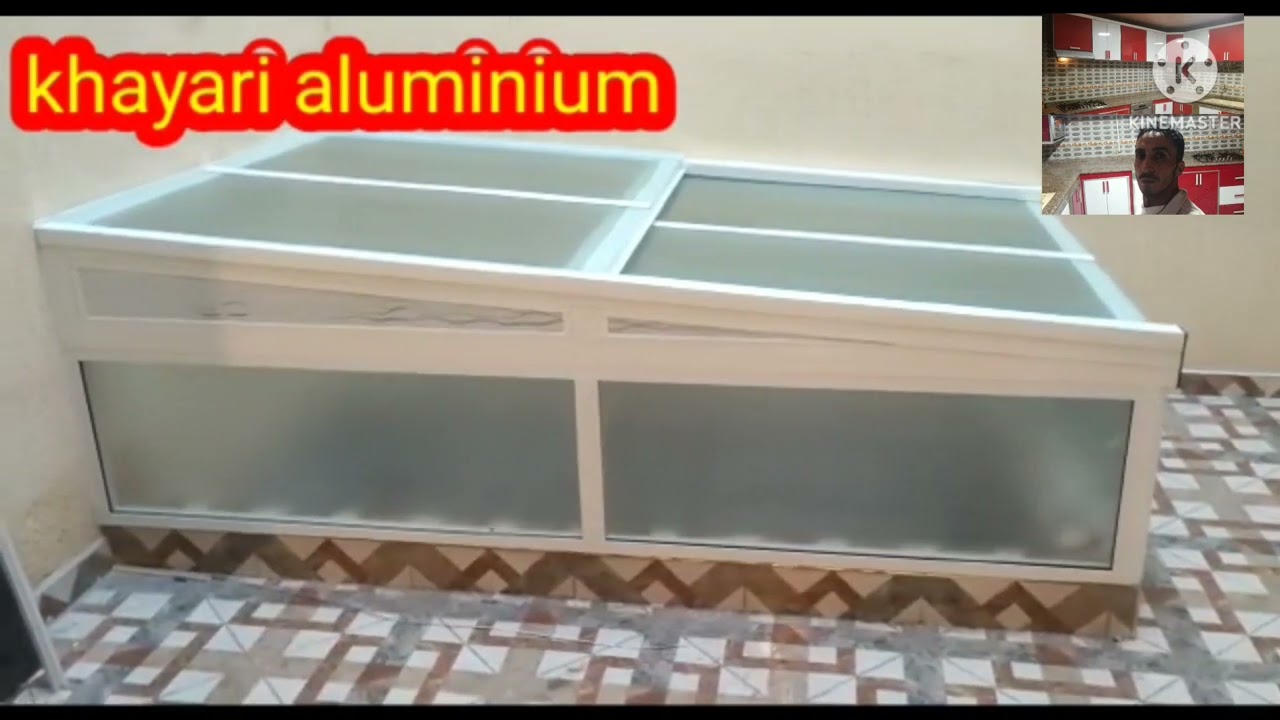 سقف متحرك من الألمنيوم والزجاج جميل وعملي