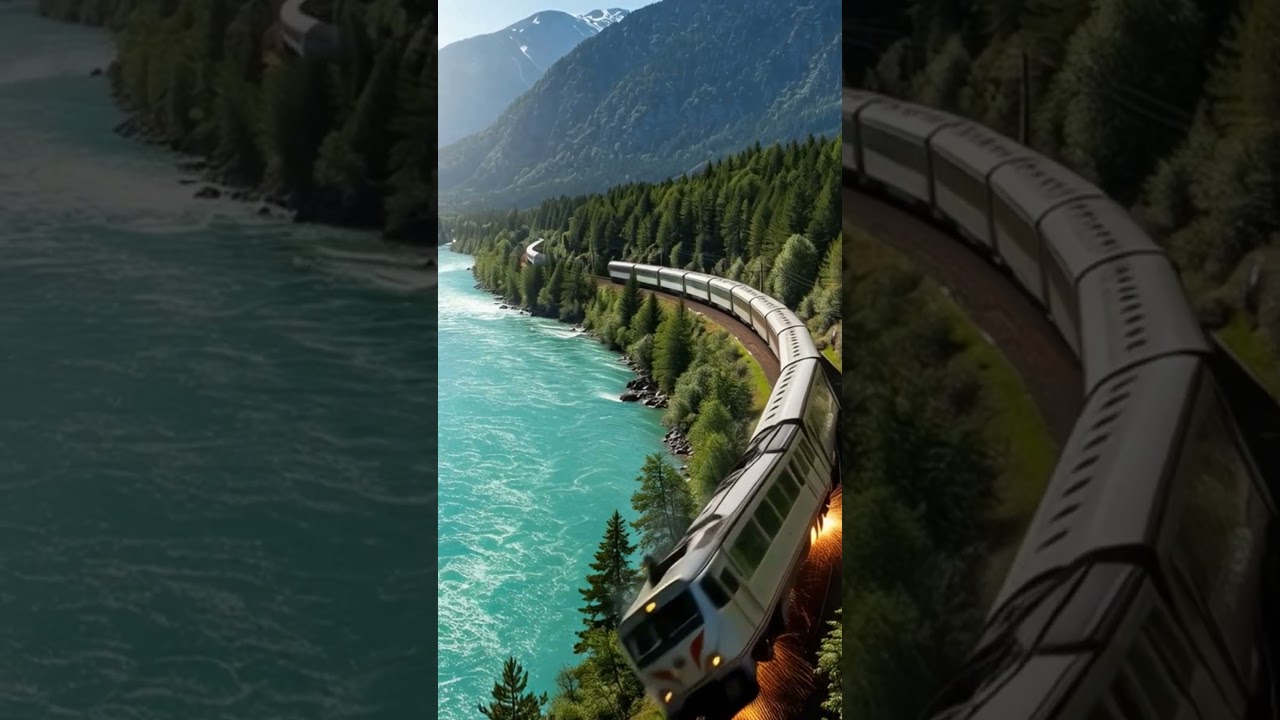 🚂 Kereta Api Anjlok di Tepi Jurang! Jalur Paling Berbahaya & Indah di Dunia 🌍🌲