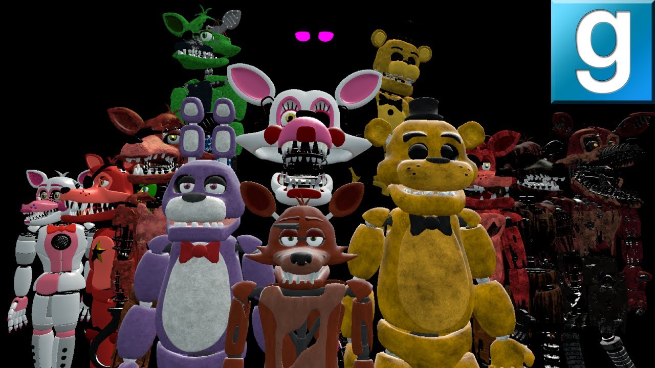 (gmod fnaf) splinks foxy's unxspected mach