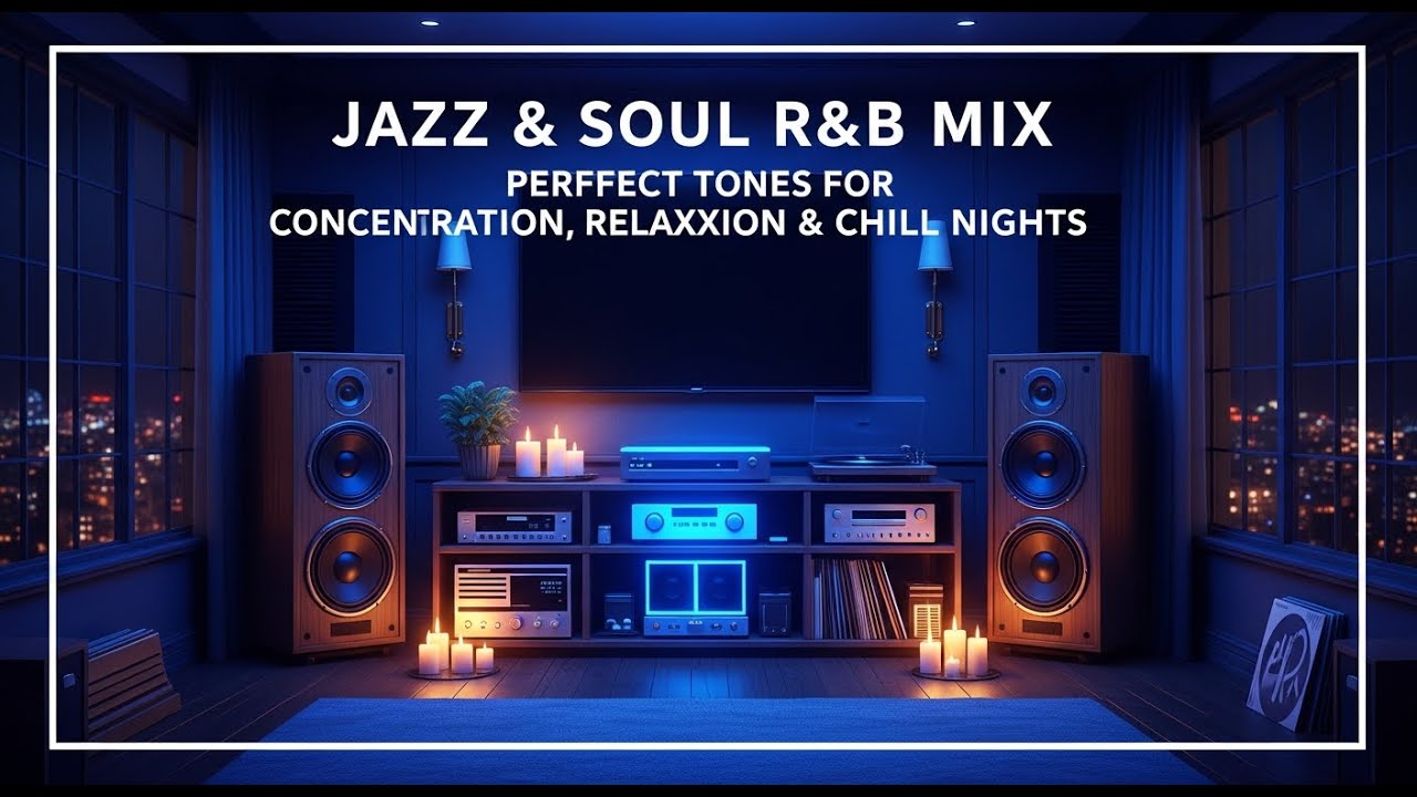 Jazz & Soul R&B Mix Perfect Tones for Concentration, Relaxation & Chill Nights