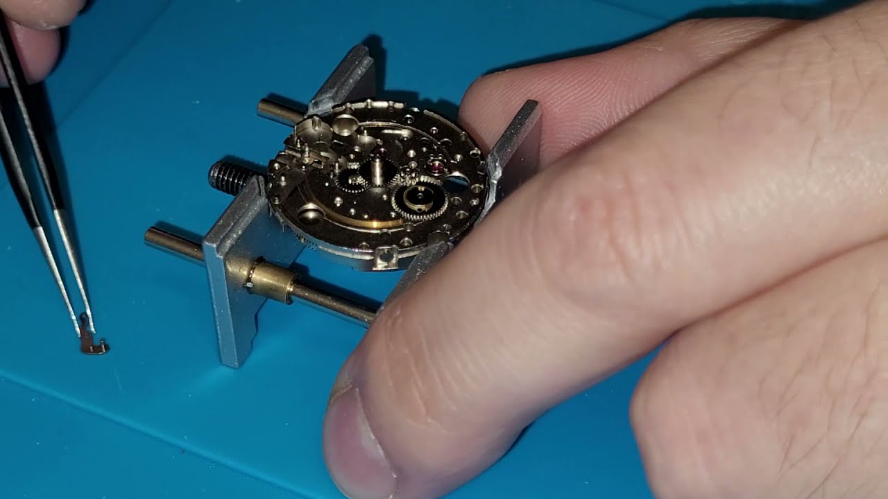 Assembling Mingzhou GMT 3804 Movement (Dial Side)