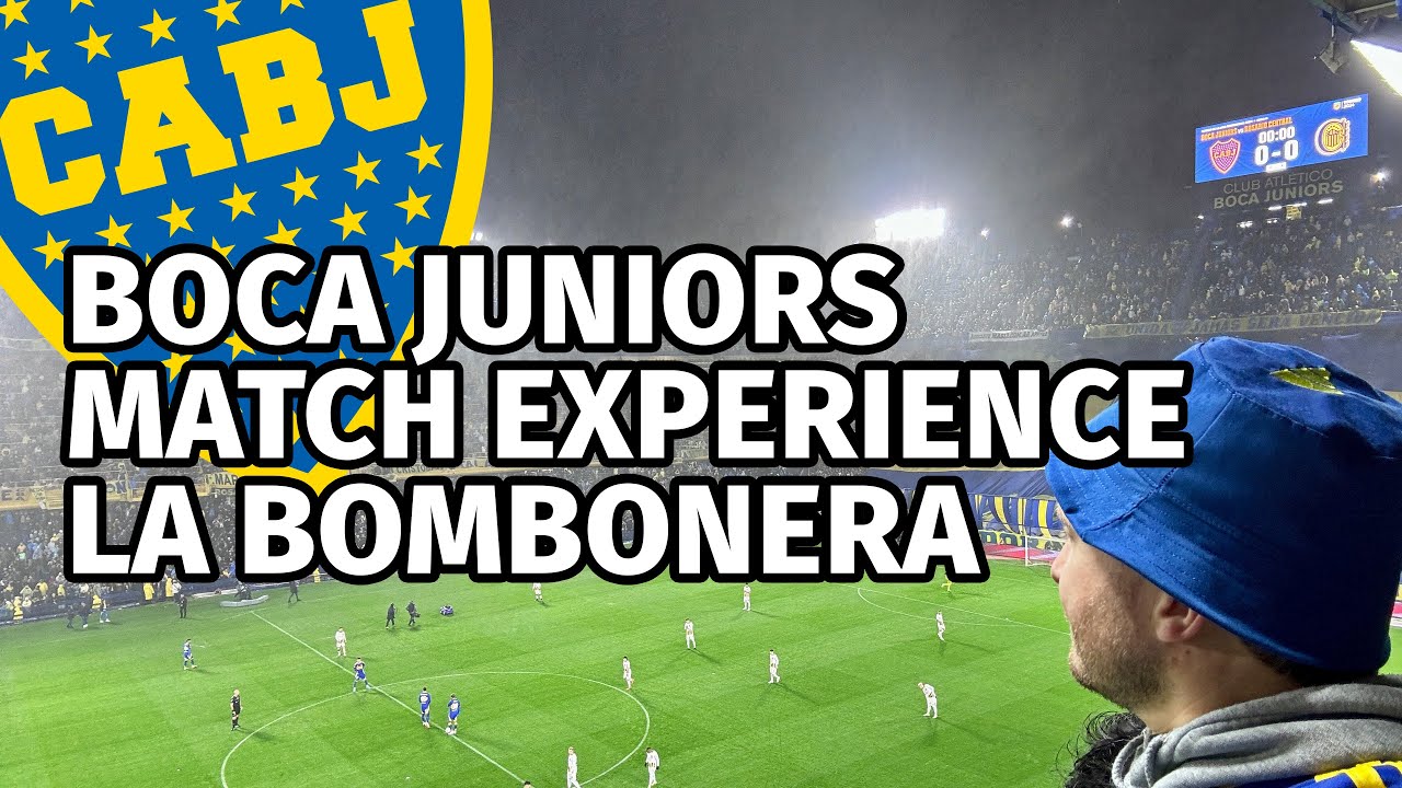 BOCA JUNIORS - Match Day Experience at La Bombonera - ALL GOALS! 🔵🟡