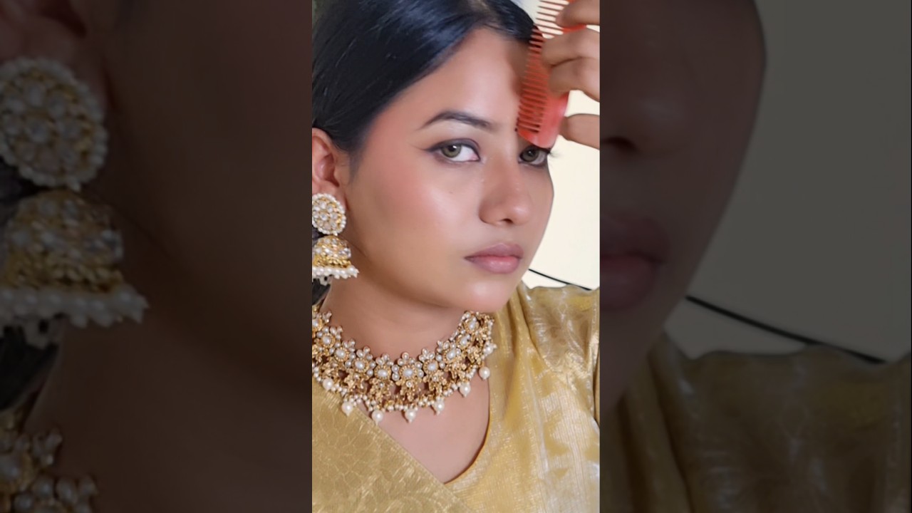 Comb Bindi hack for Perfect look 👌 😍 #makeup #shorts #youtube