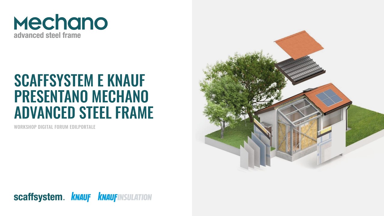 Scaffsystem e Knauf presentano Mechano steel frame // Workshop Digital Forum Edilportale