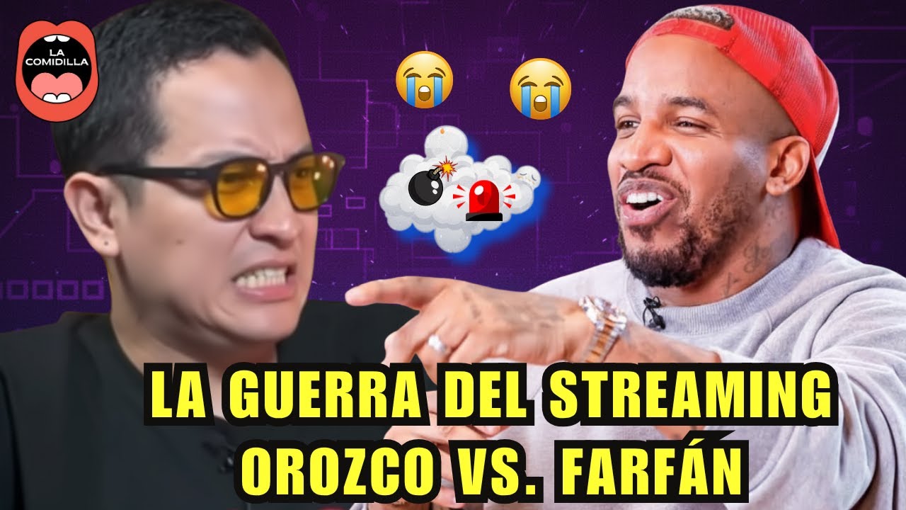 &iquest;Le rob&oacute; su gente? Farf&aacute;n vs Orozco: el enfrentamiento que revienta el streaming peruano